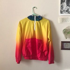 Ombré Color Windbreaker